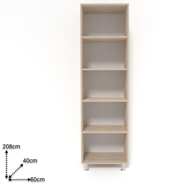 Шкаф Smartex N4 60 x 40см x 208 / ДСП / Дуб светлый photo 2