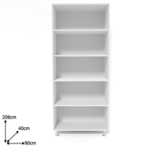 Dulap Smartex N4 90 x 40 x 208 / DSP / White photo 2 Dulap Smartex N4 90 x 40 x 208 / DSP / White photo 2