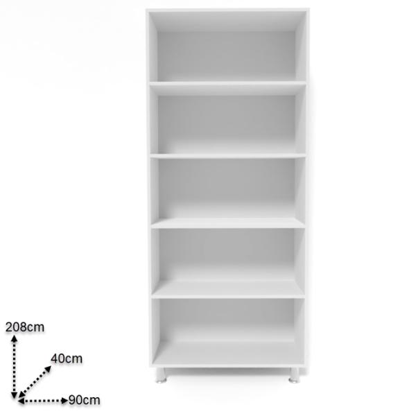 Dulap Smartex N4 90 x 40 x 208 / DSP / White photo 2 Dulap Smartex N4 90 x 40 x 208 / DSP / White photo 2