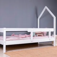 Детская кровать Mobicasa Woody 90 x 200 см/ Дерево/ White photo 2
