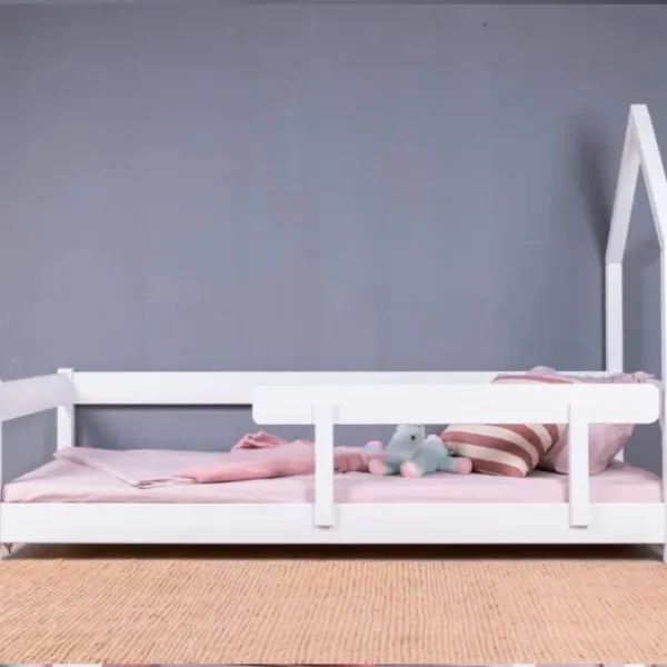 Детская кровать Mobicasa Woody 90 x 200 см/ Дерево/ White photo 5 Детская кровать Mobicasa Woody 90 x 200 см/ Дерево/ White photo 5