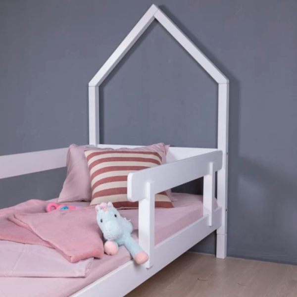 Детская кровать Mobicasa Woody 90 x 200 см/ Дерево/ White photo 7 Детская кровать Mobicasa Woody 90 x 200 см/ Дерево/ White photo 7