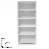 Dulap Smartex N4 90 x 40 x 208 / DSP / White photo 2