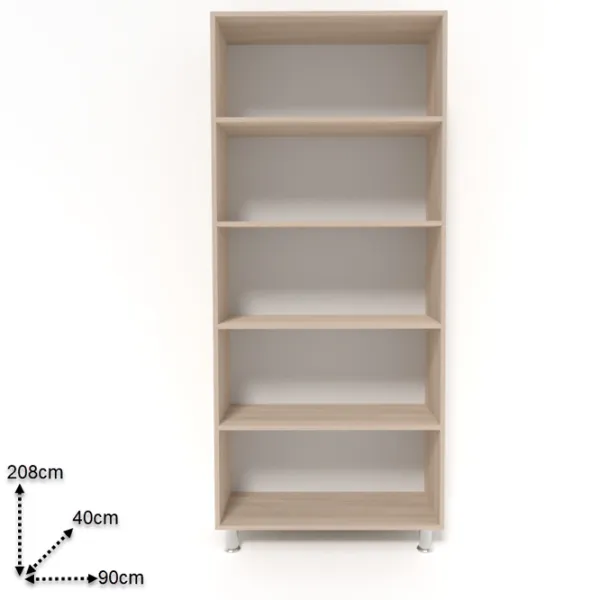 Шкаф Smartex N4 90 x 40см x 208 / ДСП / Дуб светлый photo 2 Шкаф Smartex N4 90 x 40см x 208 / ДСП / Дуб светлый photo 2