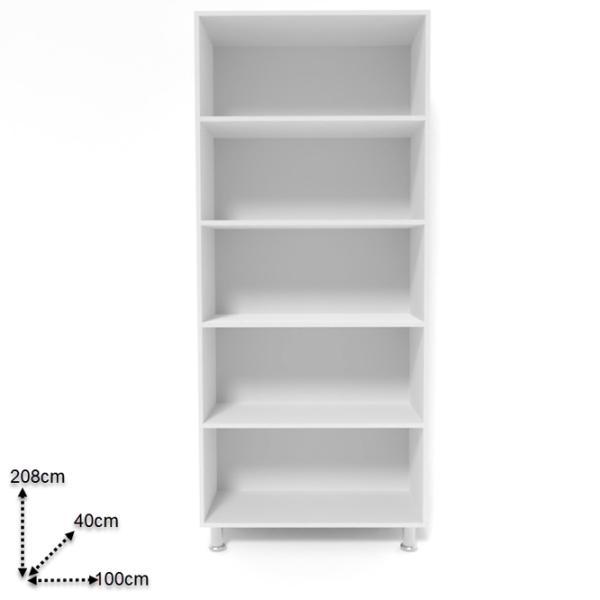 Dulap Smartex N4 100 x 40 x 208 / DSP / White photo 2 Dulap Smartex N4 100 x 40 x 208 / DSP / White photo 2