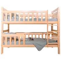 Детская кровать Mobicasa Garfield 90 x 200 см/ Дерево/ Натуральный