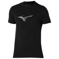 Tricou pentru bărbați Mizuno k2gaa001 100% bumbac/ Black