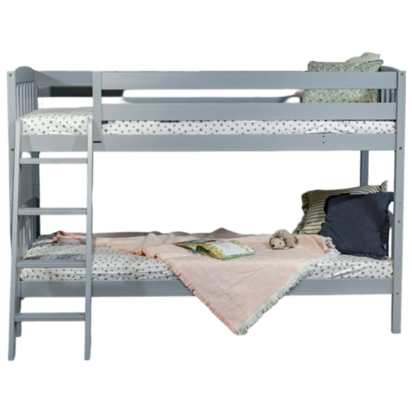 Детская кровать Mobicasa Дино 90 x 200 см/ Дерево/ Серый photo 1