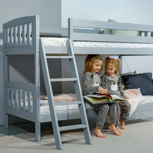 Детская кровать Mobicasa Дино 90 x 200 см/ Дерево/ Серый photo 5