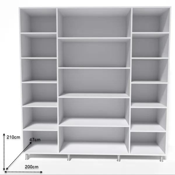 Dulap Smartex N9 200 x 47 x 210 / DSP / White photo 2 Dulap Smartex N9 200 x 47 x 210 / DSP / White photo 2