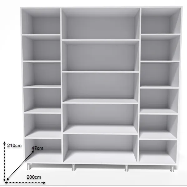 Dulap Smartex N9 200 x 47 x 210 / DSP / White photo 2 Dulap Smartex N9 200 x 47 x 210 / DSP / White photo 2