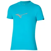 Футболка для мужчин Mizuno k2gaa001 100% хлопок/ Светло-синий