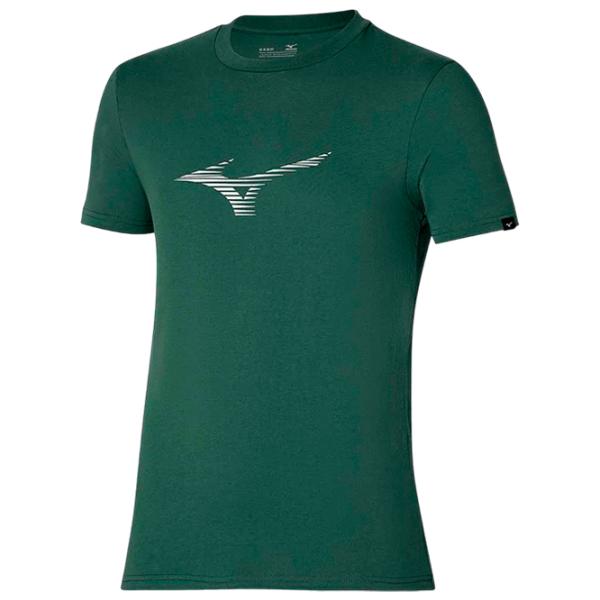Tricou pentru bărbați Mizuno k2gaa001 100% bumbac/ Green photo 1
