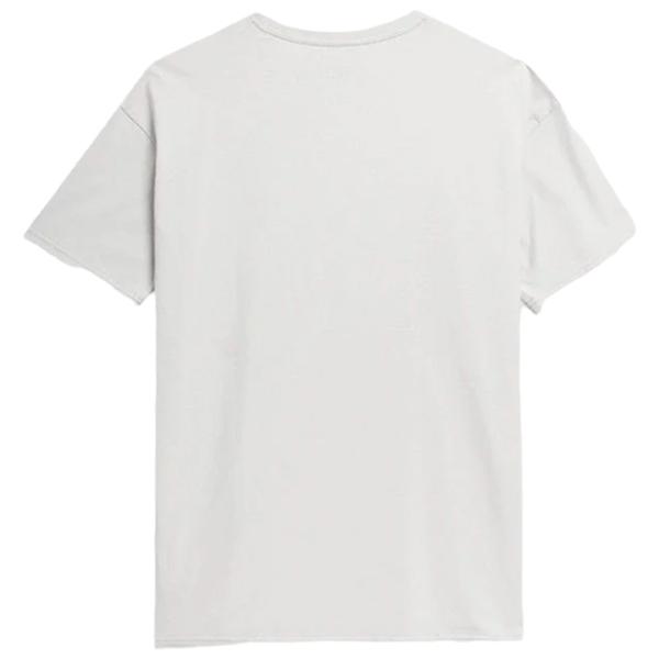 Tricou pentru bărbați 4F 4Fss23ttshm365 100% bumbac/ Light Gray photo 2