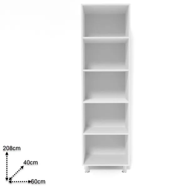 Шкаф Smartex N4 60 x 40см x 208 / ДСП / White photo 2