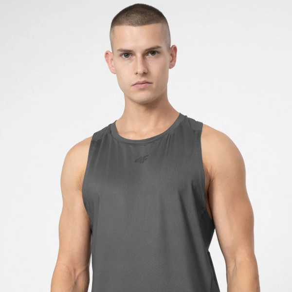 Maiou pentru bărbați 4F tshirt fnk m162 4Fss23tftsm162 M/ Gray photo 2 Maiou pentru bărbați 4F tshirt fnk m162 4Fss23tftsm162 M/ Gray photo 2