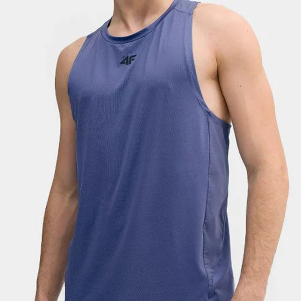 Maiou pentru bărbați 4F tshirt fnk m162 4Fss23tftsm162 M/ Blue photo 3 Maiou pentru bărbați 4F tshirt fnk m162 4Fss23tftsm162 M/ Blue photo 3