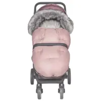 Husă pentru cărucior Colibro 1128510 Blană artificială, poliester/ Pink