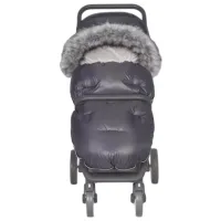 Чехол для детской коляски Colibro 1128509 Искусственный мех, полиэстер/ Графитовый