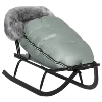 Husă pentru cărucior Colibro 1128507 Blană artificială, poliester/ Olive