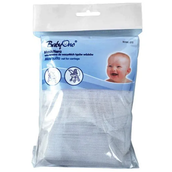 Plasă contra insectelor BabyOno 1127999 Poliester/ White photo 1