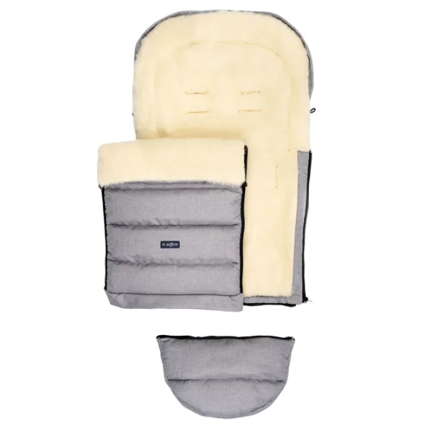 Sac de iarna Zaffiro iGrow 2.0 Merino Melange Blană artificială, poliester/ Gray photo 4