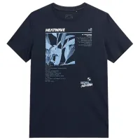 Tricou pentru bărbați 4F 4Fss23ttshm356 100% bumbac/ Navy