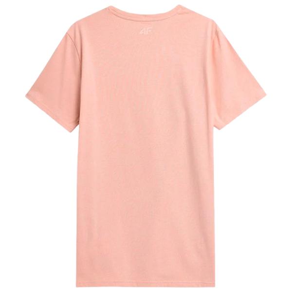 Футболка для мужчин 4F 4Fss23ttshm356 100% хлопок/ Кораловый photo 2