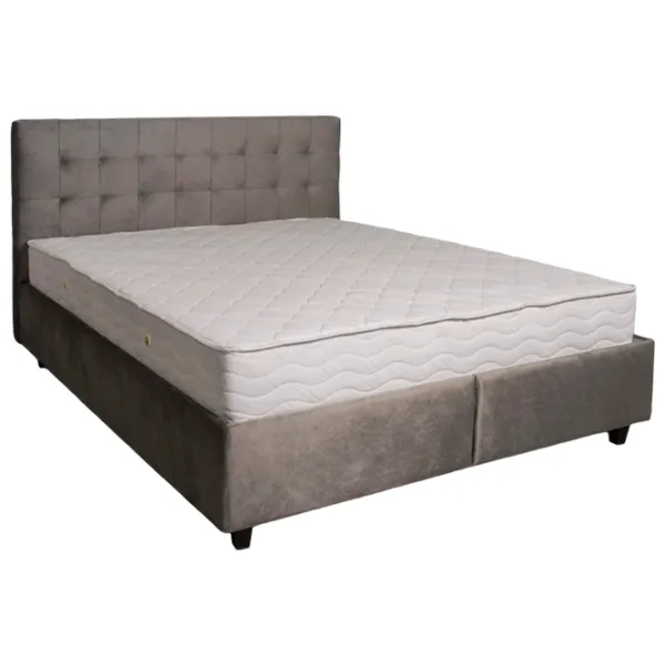 Кровать Mobilier Vera 160 x 200 см/ ЛДСП/ Серый photo 1 Кровать Mobilier Vera 160 x 200 см/ ЛДСП/ Серый photo 1