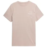 Tricou pentru bărbați 4F 4Fss23ttshm313 100% bumbac/ Brown