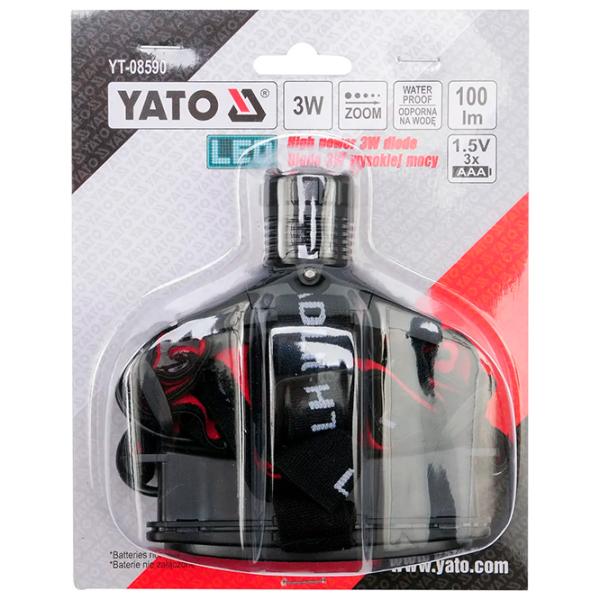 Фонарик Yato YT08590 Black photo 6