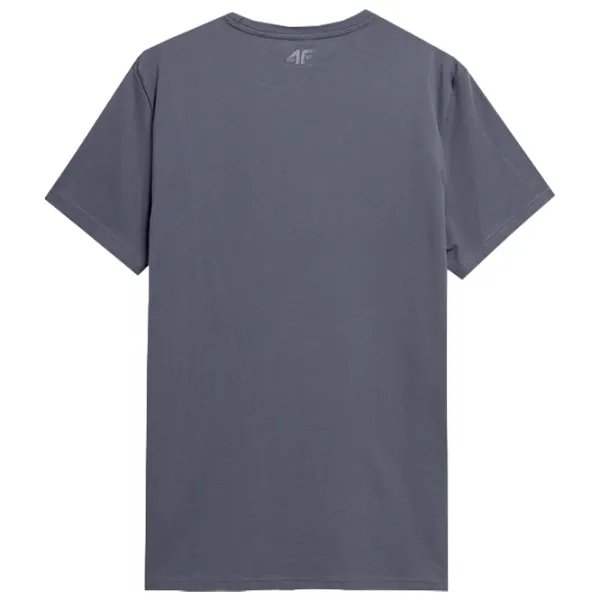 Tricou pentru bărbați 4F 4Fss23ttshm308 100% bumbac/ Gray photo 2