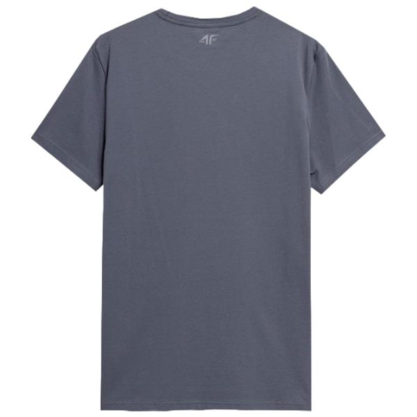 Tricou pentru bărbați 4F 4Fss23ttshm308 100% bumbac/ Gray photo 2