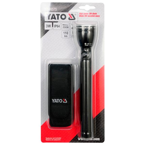 Фонарик Yato YT08575 Black photo 4 Фонарик Yato YT08575 Black photo 4