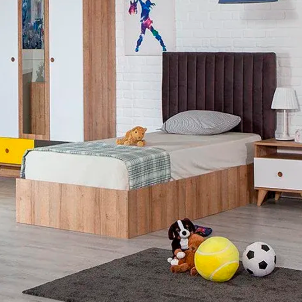 Детская кровать Modalife HERA 90 x 200 см / ЛДСП / Натуральный photo 1