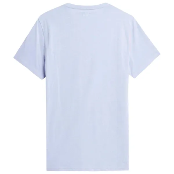 Футболка для мужчин 4F Fss23ttshm303 100% хлопок/ Светло-синий photo 2