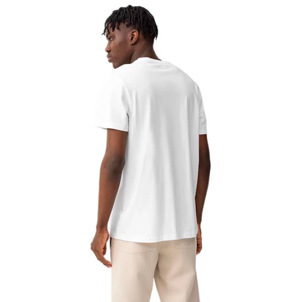 Tricou pentru bărbați 4F 4Fss23ttshm299 100% bumbac/ White photo 2