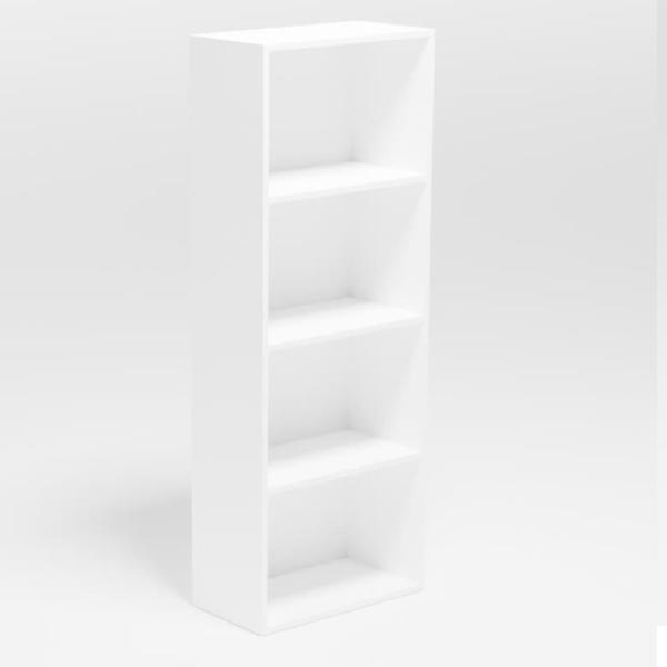 Etajeră Smartex Box 161.1 x 60 x 31 cm/ PAL/ White photo 2