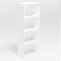 Etajeră Smartex Box 161.1 x 60 x 31 cm/ PAL/ White photo 2