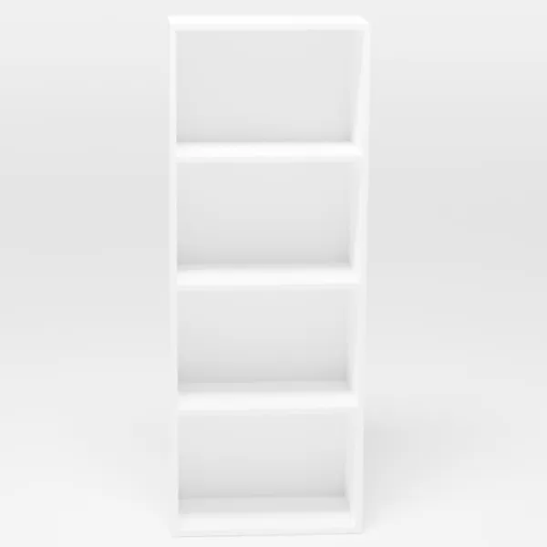 Etajeră Smartex Box 161.1 x 60 x 31 cm/ PAL/ White photo 3