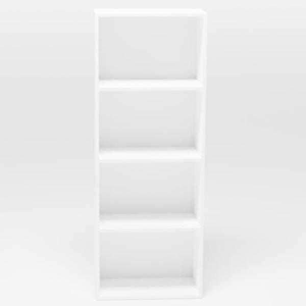 Etajeră Smartex Box 161.1 x 60 x 31 cm/ PAL/ White photo 3