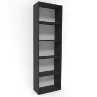 Etajeră Smartex Box 200.8 x 60 x 31 cm/ PAL/ Black photo 2