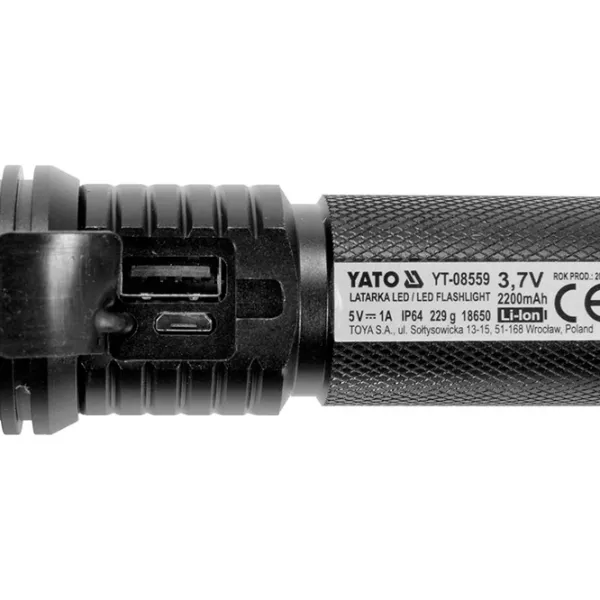 Lanternă Yato 08559 Black photo 4