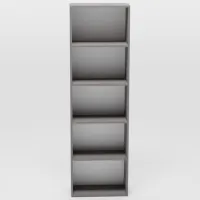 Etajeră Smartex Box 200.8 x 60 x 31 cm/ PAL/ Graphite photo 2