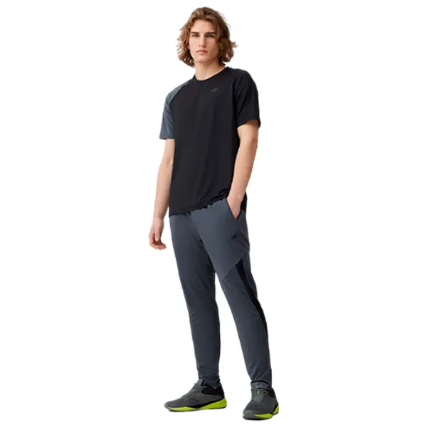 Tricou pentru bărbați 4F 4Fss23tftsm405 12% elastan/ Black photo 5