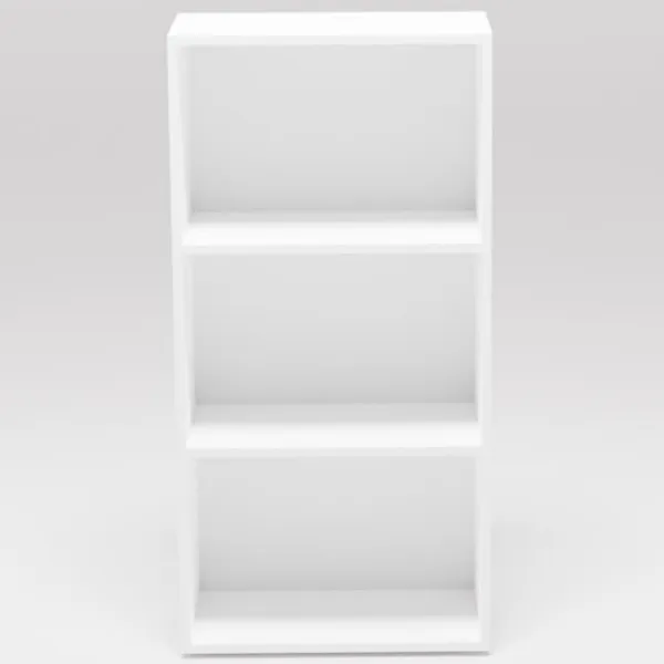 Etajeră Smartex Box 121.6 x 60 x 31 cm/ PAL/ White photo 2