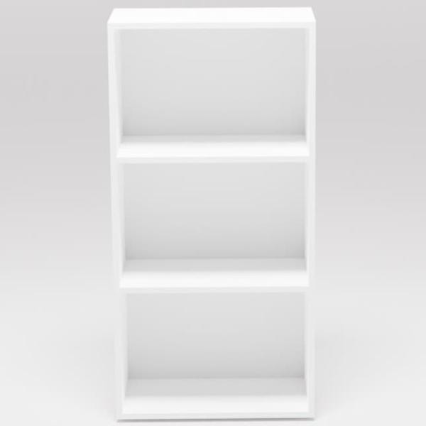 Etajeră Smartex Box 121.6 x 60 x 31 cm/ PAL/ White photo 2