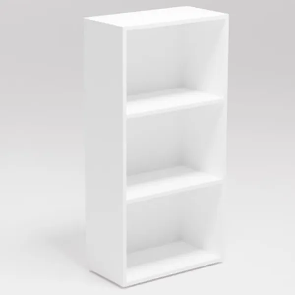 Etajeră Smartex Box 121.6 x 60 x 31 cm/ PAL/ White photo 3