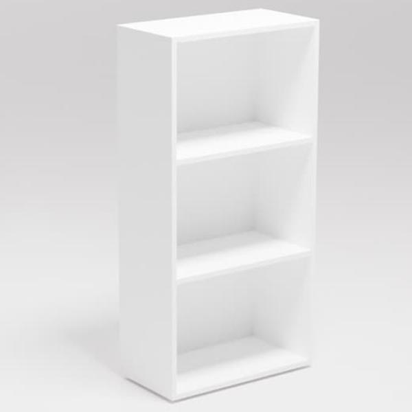 Etajeră Smartex Box 121.6 x 60 x 31 cm/ PAL/ White photo 3