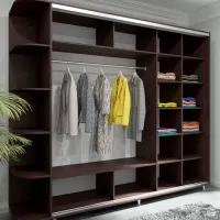 Dulap Arta Mobilei Armadio 252 x 60 x 230 / PAL / Wenghe photo 2